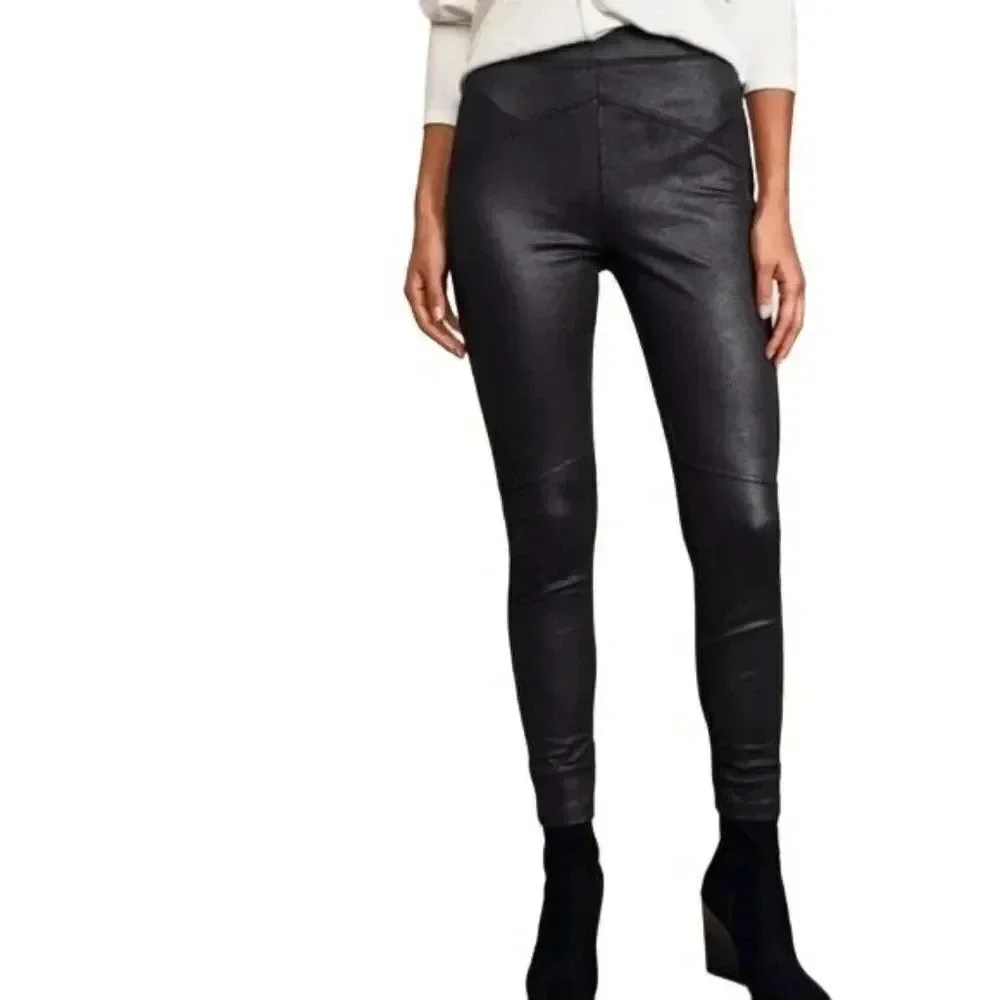 Free People Midnight Vegan Suede Black Leggings - Picture 8 of 11